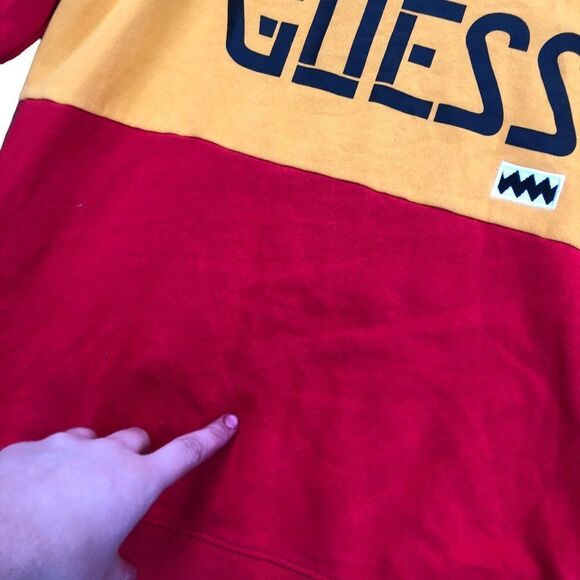 GUESS X J. Balvin Sweater Large Big Logo - Picture 6 of 6